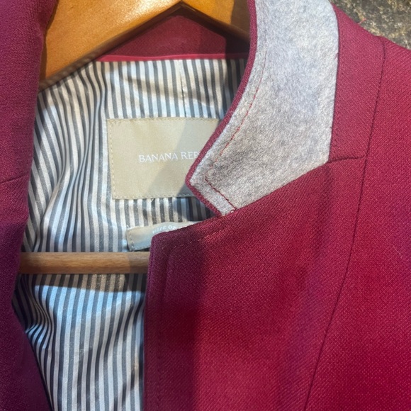 Women's Plum (Italian wool blend) Blazer - Banana Republic - Picture 14 of 16